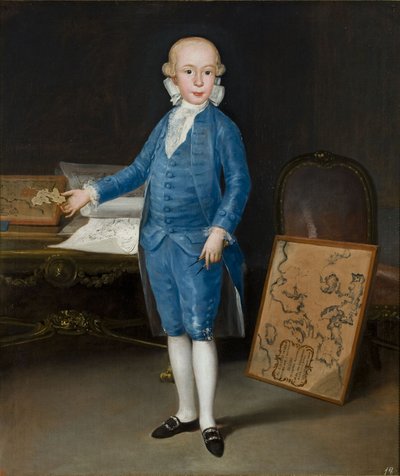 Portrait of Luis María de Borbón y Vallabriga by Francisco de Goya